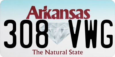 AR license plate 308VWG