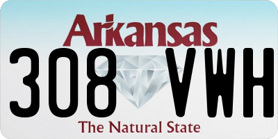 AR license plate 308VWH