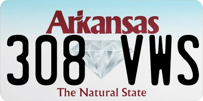 AR license plate 308VWS