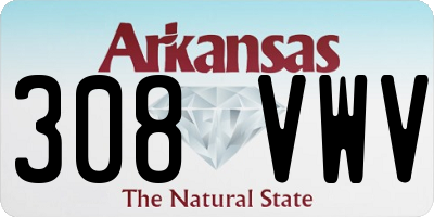 AR license plate 308VWV