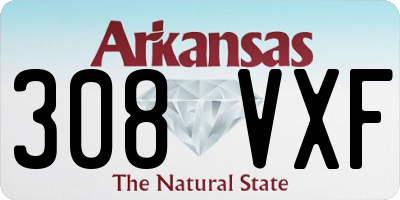 AR license plate 308VXF