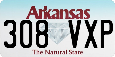 AR license plate 308VXP