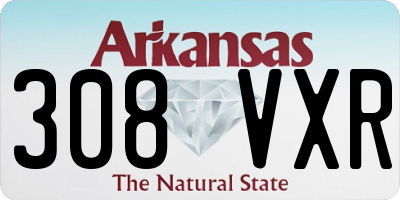 AR license plate 308VXR