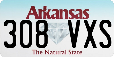 AR license plate 308VXS