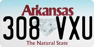 AR license plate 308VXU
