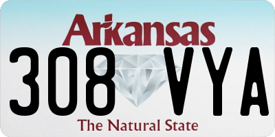 AR license plate 308VYA