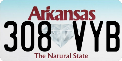 AR license plate 308VYB