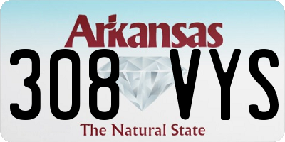 AR license plate 308VYS