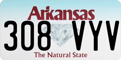 AR license plate 308VYV