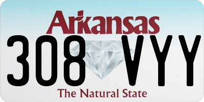 AR license plate 308VYY