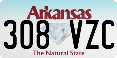 AR license plate 308VZC