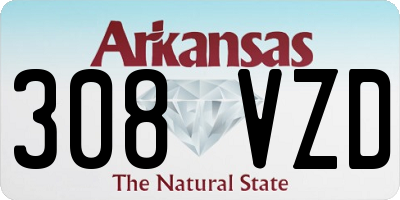 AR license plate 308VZD