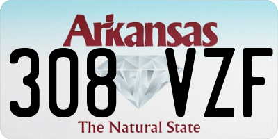 AR license plate 308VZF