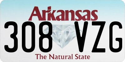 AR license plate 308VZG