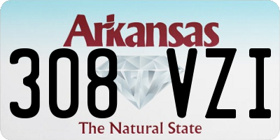 AR license plate 308VZI
