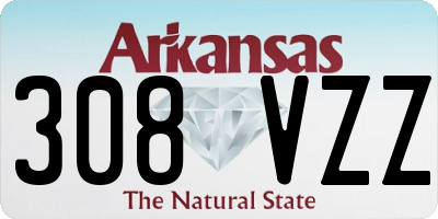 AR license plate 308VZZ