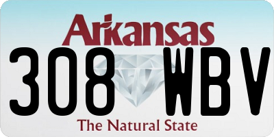 AR license plate 308WBV