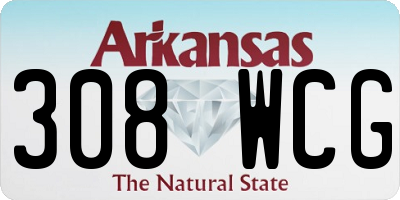 AR license plate 308WCG