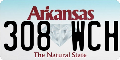AR license plate 308WCH