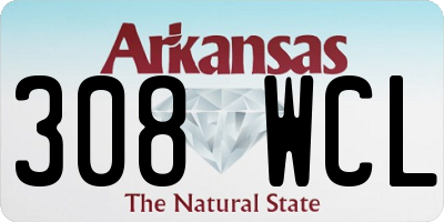 AR license plate 308WCL