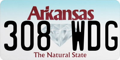 AR license plate 308WDG