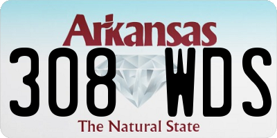 AR license plate 308WDS