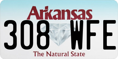 AR license plate 308WFE