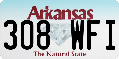 AR license plate 308WFI