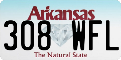 AR license plate 308WFL