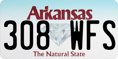 AR license plate 308WFS
