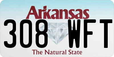AR license plate 308WFT
