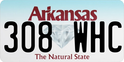 AR license plate 308WHC