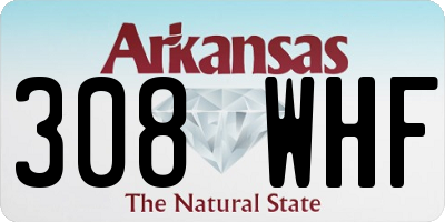 AR license plate 308WHF