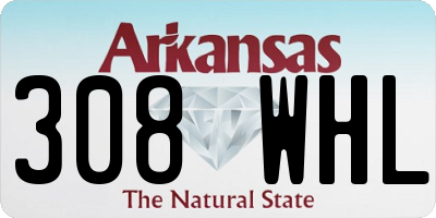 AR license plate 308WHL