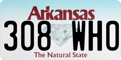 AR license plate 308WHO