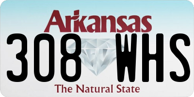 AR license plate 308WHS