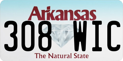 AR license plate 308WIC