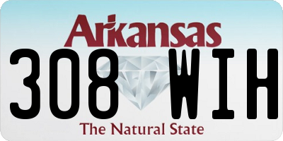 AR license plate 308WIH