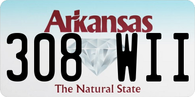 AR license plate 308WII