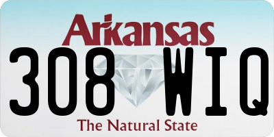 AR license plate 308WIQ