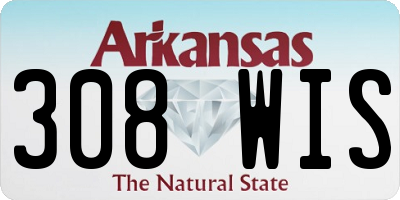 AR license plate 308WIS