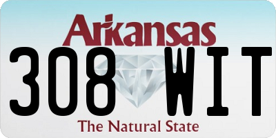 AR license plate 308WIT