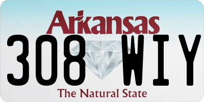 AR license plate 308WIY