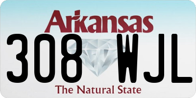 AR license plate 308WJL