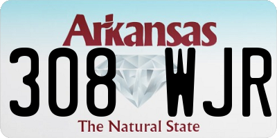 AR license plate 308WJR