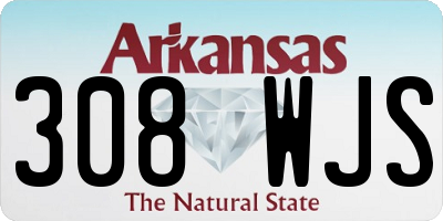 AR license plate 308WJS