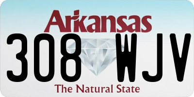 AR license plate 308WJV