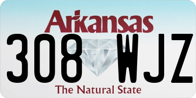 AR license plate 308WJZ