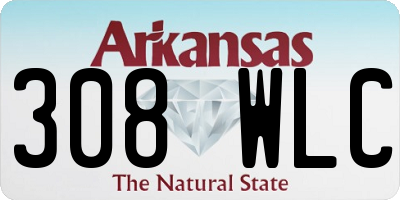 AR license plate 308WLC
