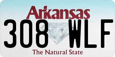 AR license plate 308WLF